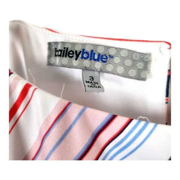 Bailey Blue Sleeveless Striped Maxi Dress - Picture 2 of 8